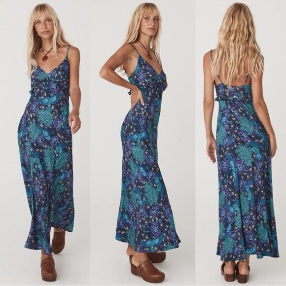 Spell & the Gypsy Bohemian Witchy Bohème Bias Maxi Slip Dress Size XXL - Picture 5 of 16
